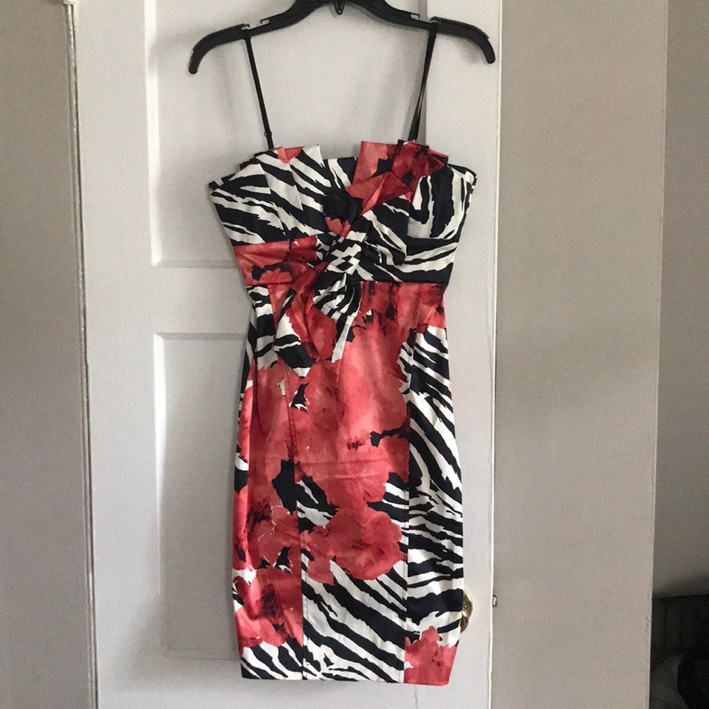 Zebra Floral Dress Rina